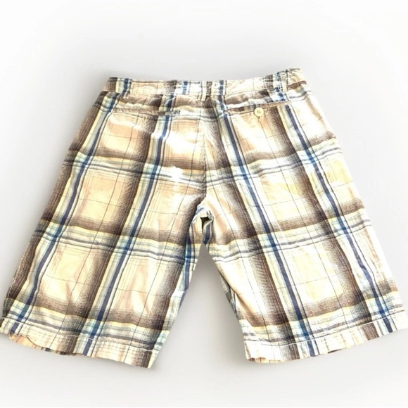 Urban Heritage Selvage Weight 100% Cotton Shorts Men’s Size 32 White Plaid - Picture 2 of 9